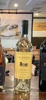 wine tasting at tortugas DUCKHORN - Sauvignon Blanc